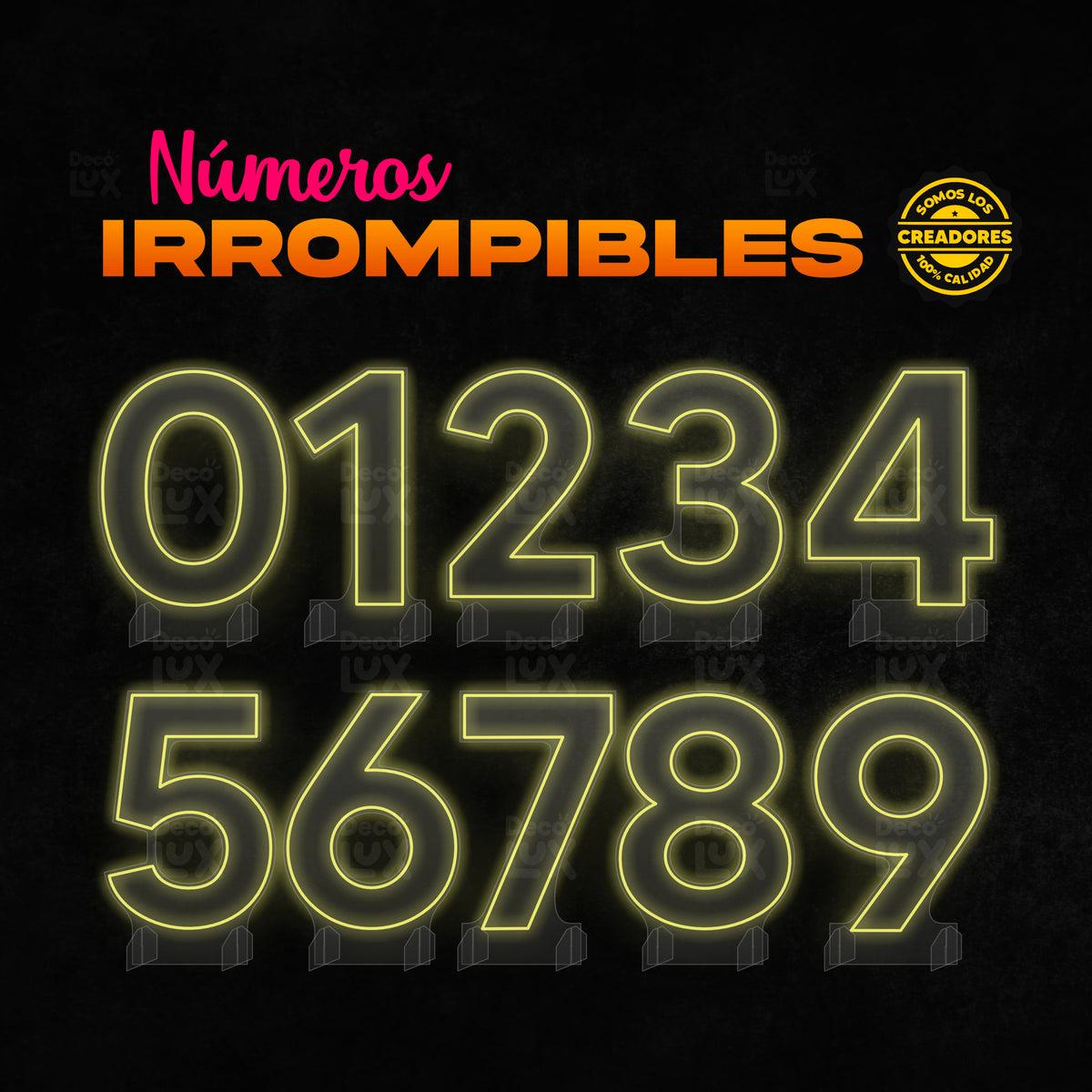Numeros Irrompibles - Neon Flex